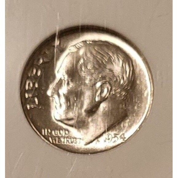 1954 S Roosevelt Dime MS66 FT NGC - Picture 3 of 4